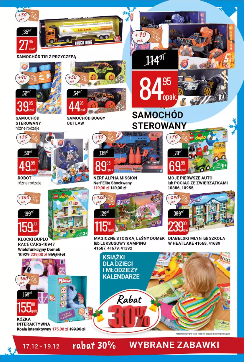 Gazetka promocyjna Bi1 - Święta zawsze razem - ważna 15.12 do 24.12.2021 - strona 15 - produkty: Cars, Dzieci, Kalendarz, Klocki, Nerf, Pociąg, Robot, Samochód, Samochód sterowany, Tera