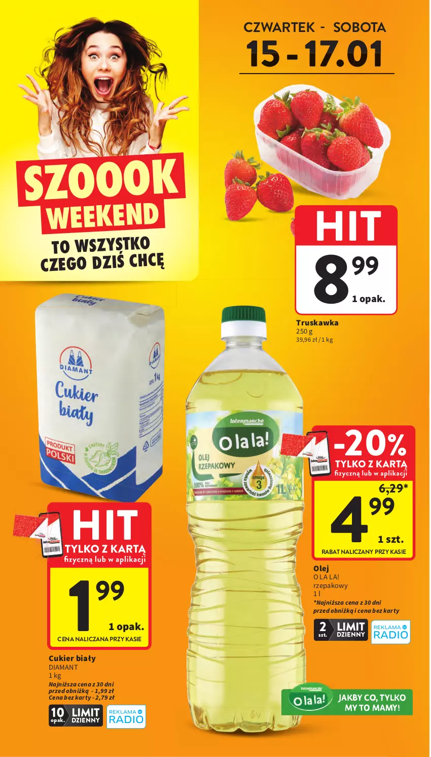 Gazetka promocyjna Intermarche - Gazetka Intermarche - ważna 15.01 do 21.01.2026 - strona 2 - produkty: Cukier, Diamant, Olej