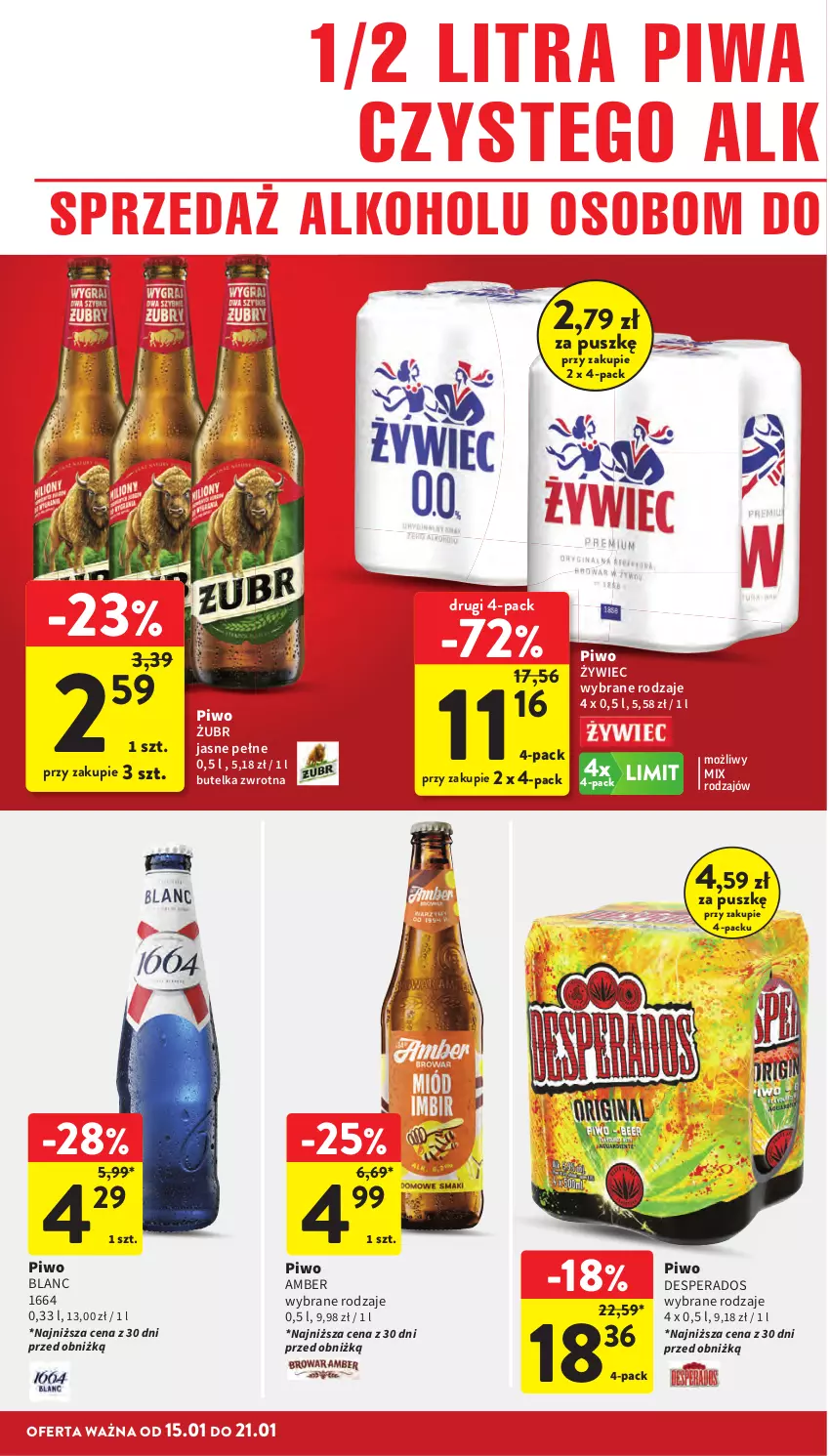 Gazetka promocyjna Intermarche - Gazetka Intermarche - ważna 15.01 do 21.01.2026 - strona 40 - produkty: Desperados, Piwa, Piwo