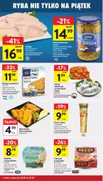 Gazetka promocyjna Intermarche - Gazetka Intermarche - Gazetka - ważna od 21.01 do 21.01.2026 - strona 26 - produkty: Sałatka, Frosta, Rio Mare, Ryba, Kawa, Salsa, Sałat, Tilapia, Tuńczyk, Mintaj, Lazur, Lisner