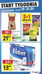 Gazetka promocyjna Intermarche - Gazetka Intermarche - Gazetka - ważna od 21.01 do 21.01.2026 - strona 45 - produkty: Kawa rozpuszczalna, Gra, Papier, Kawa, Papier toaletowy, Velvet, Knorr