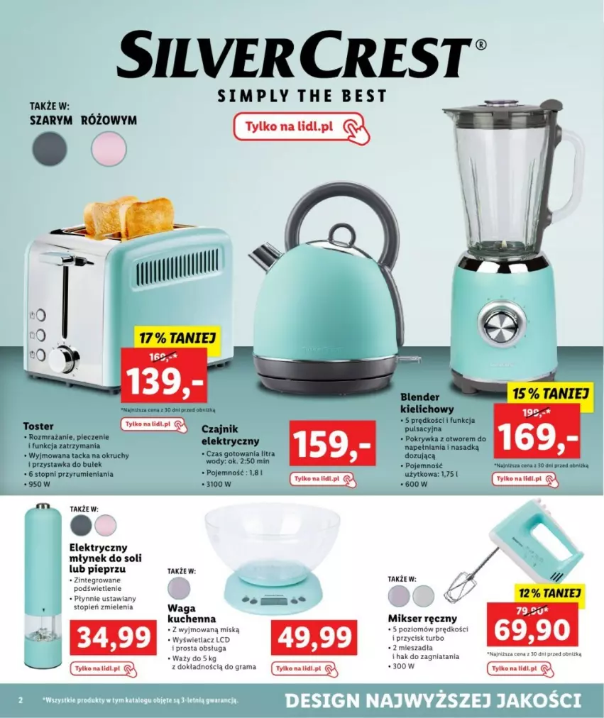 Gazetka promocyjna Lidl - ważna 02.08 do 31.08.2023 - strona 10 - produkty: Blender, Mikser, Mikser ręczny, Młynek, Piec, Pieprz, Rum, Ser, Silvercrest, Top, Waga