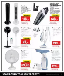 Gazetka promocyjna Lidl - Gazetka - ważna od 31.08 do 31.08.2023 - strona 7 - produkty: Silvercrest, Odkurzacz, Top, Sok, Mop, Mop parowy, Myjka do okien, Kosz, Pojemnik, Bateria, Akumulator