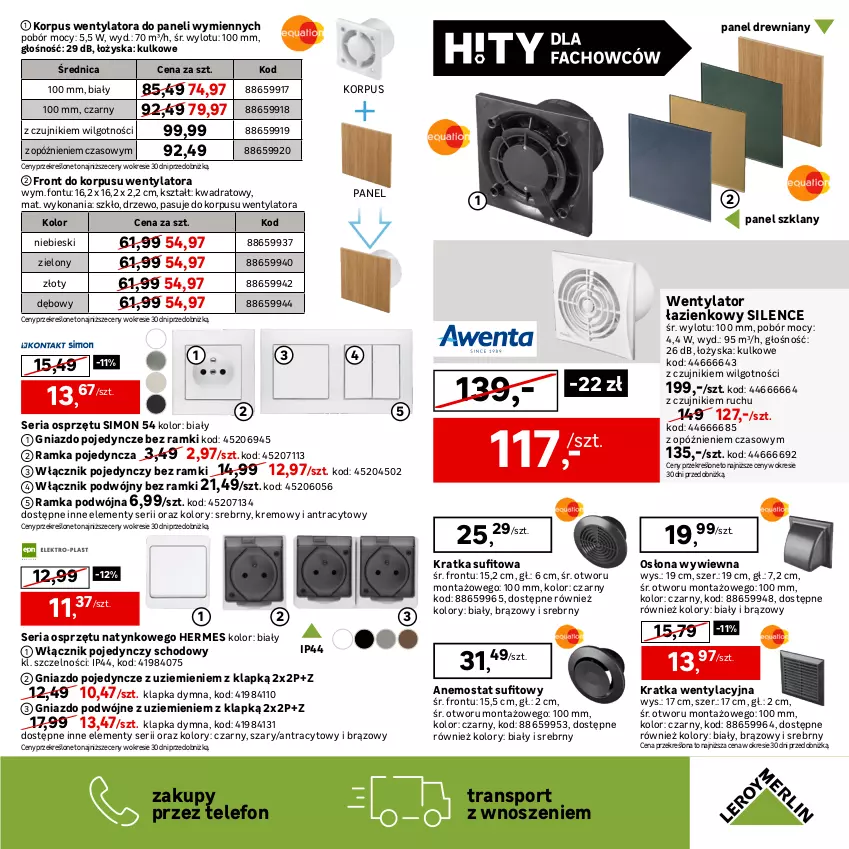 Gazetka promocyjna Leroy Merlin - Gazetka Leroy Merlin - ważna 06.03 do 25.04.2024 - strona 13 - produkty: Gniazdo podwójne, Gniazdo pojedyncze, LG, Por, Ramka, Ser, Sport, Telefon, Tran, Włącznik podwójny, Włącznik pojedynczy