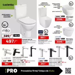 Gazetka promocyjna Leroy Merlin - Gazetka Leroy Merlin - Gazetka - ważna od 25.04 do 25.04.2024 - strona 26 - produkty: Kompakt WC, Bateria umywalkowa, Sok, Gra, Rama, Miska wisząca, Deska wolnoopadająca, Tran, Virtu, Bateria, Drzwi wejściowe, Drzwi, Okno, Miska