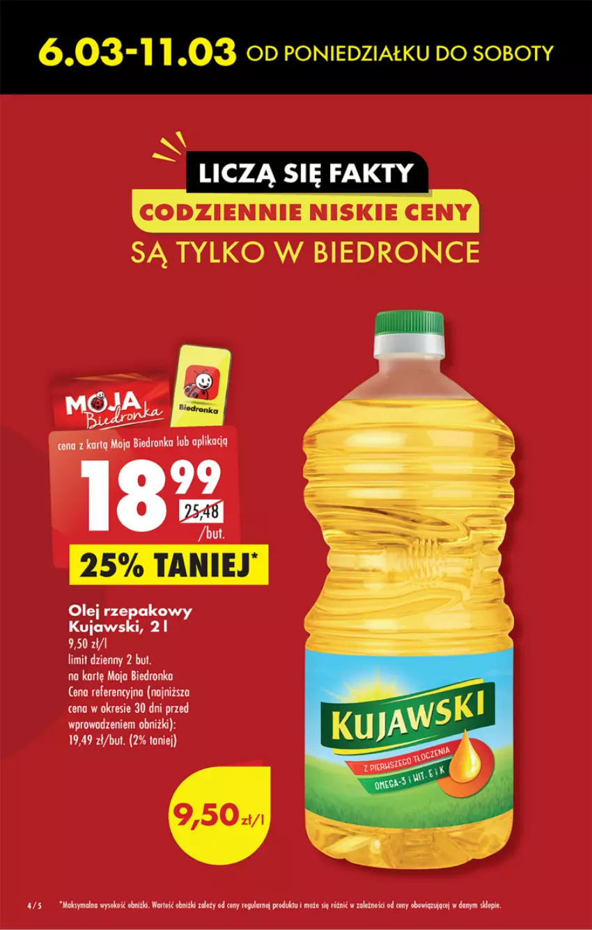 Gazetka promocyjna Biedronka - Gazetka - Biedronka.pl - ważna 06.03 do 11.03.2023 - strona 4 - produkty: Dron, Olej, Olej rzepakowy, Sok, Zupa