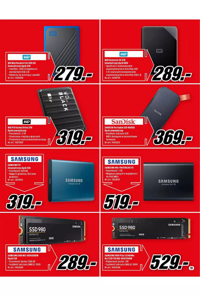 Gazetka promocyjna Media Markt - Gazetka Media Markt - ważna 01.11 do 30.11.2021 - strona 15 - produkty: Gra, Komputer, Por, Samsung, Sport, Tera, Waga