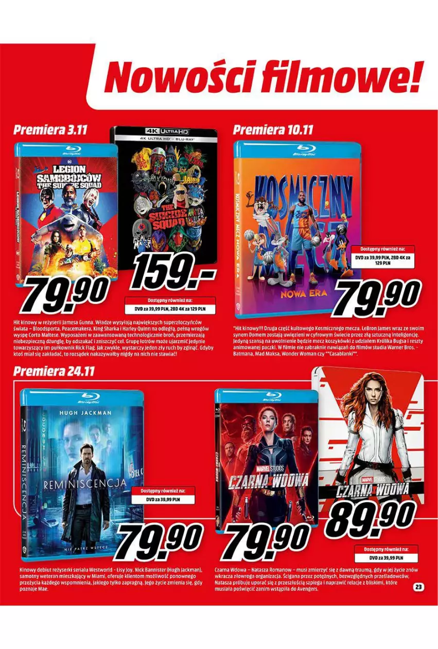 Gazetka promocyjna Media Markt - Gazetka Media Markt - ważna 01.11 do 30.11.2021 - strona 23