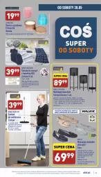 Gazetka promocyjna Aldi - Pełny katalog - Gazetka - ważna od 28.05 do 28.05.2022 - strona 35 - produkty: Teleskop, Mokasyny, Wełna, Kwietnik, Szufelka, Miotła, Osłonka