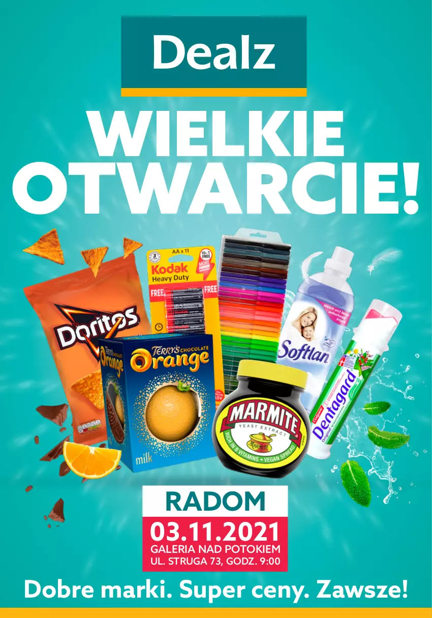 Gazetka promocyjna Dealz - Gazetka na otwarcie - Radom - ważna 03.11 do 17.11.2021 - strona 1