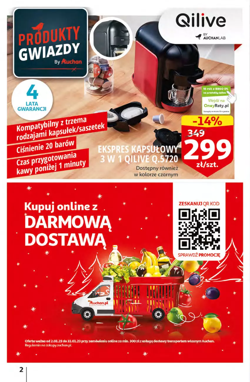 Gazetka promocyjna Auchan - Gazetka MAXI rewelacje Auchan Hipermarket - ważna 12.01 do 18.01.2023 - strona 2 - produkty: Fa