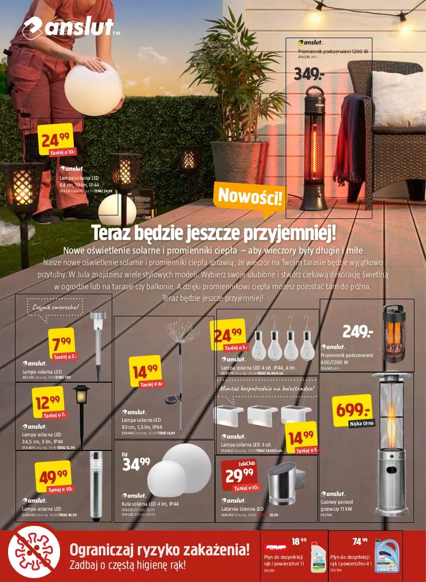 Gazetka promocyjna Jula - Gazetka - ważna 21.05 do 06.06.2021 - strona 10 - produkty: Gra, Lampa, Latarnia, Parasol, Tera