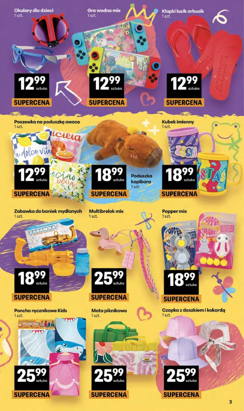 Gazetka promocyjna Delikatesy Centrum - Franczyza DC22 Czwartek - ważna 28.05 do 10.06.2026 - strona 3 - produkty: Dzieci, Gra, Ręcznik