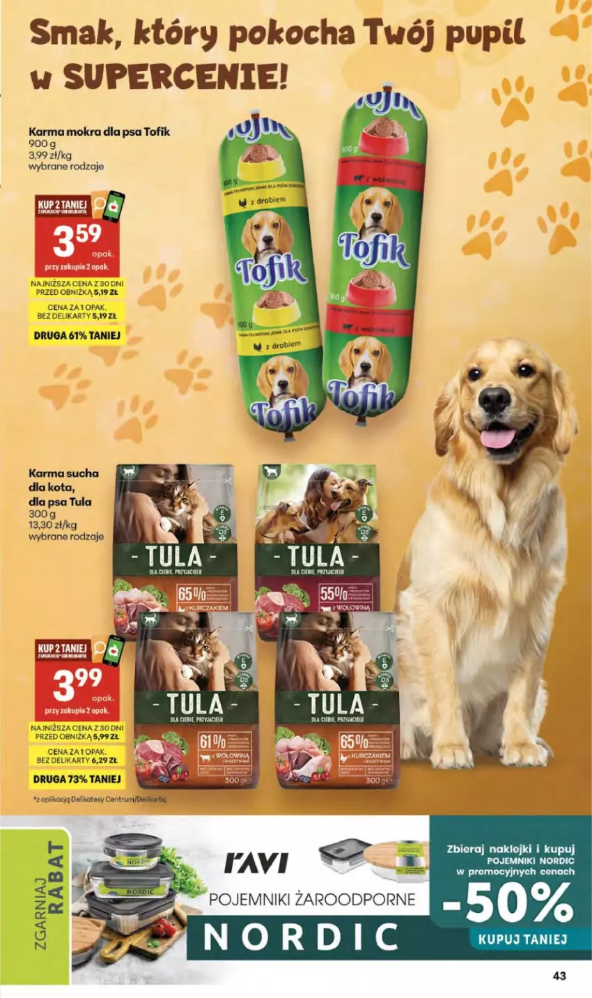 Gazetka promocyjna Delikatesy Centrum - Franczyza DC22 Czwartek - ważna 28.05 do 10.06.2026 - strona 43 - produkty: Klej, Koc, Pojemnik