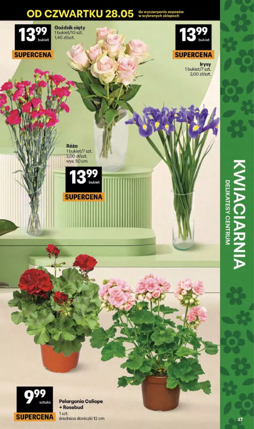 Gazetka promocyjna Delikatesy Centrum - Franczyza DC22 Czwartek - ważna 28.05 do 10.06.2026 - strona 47 - produkty: Bukiet