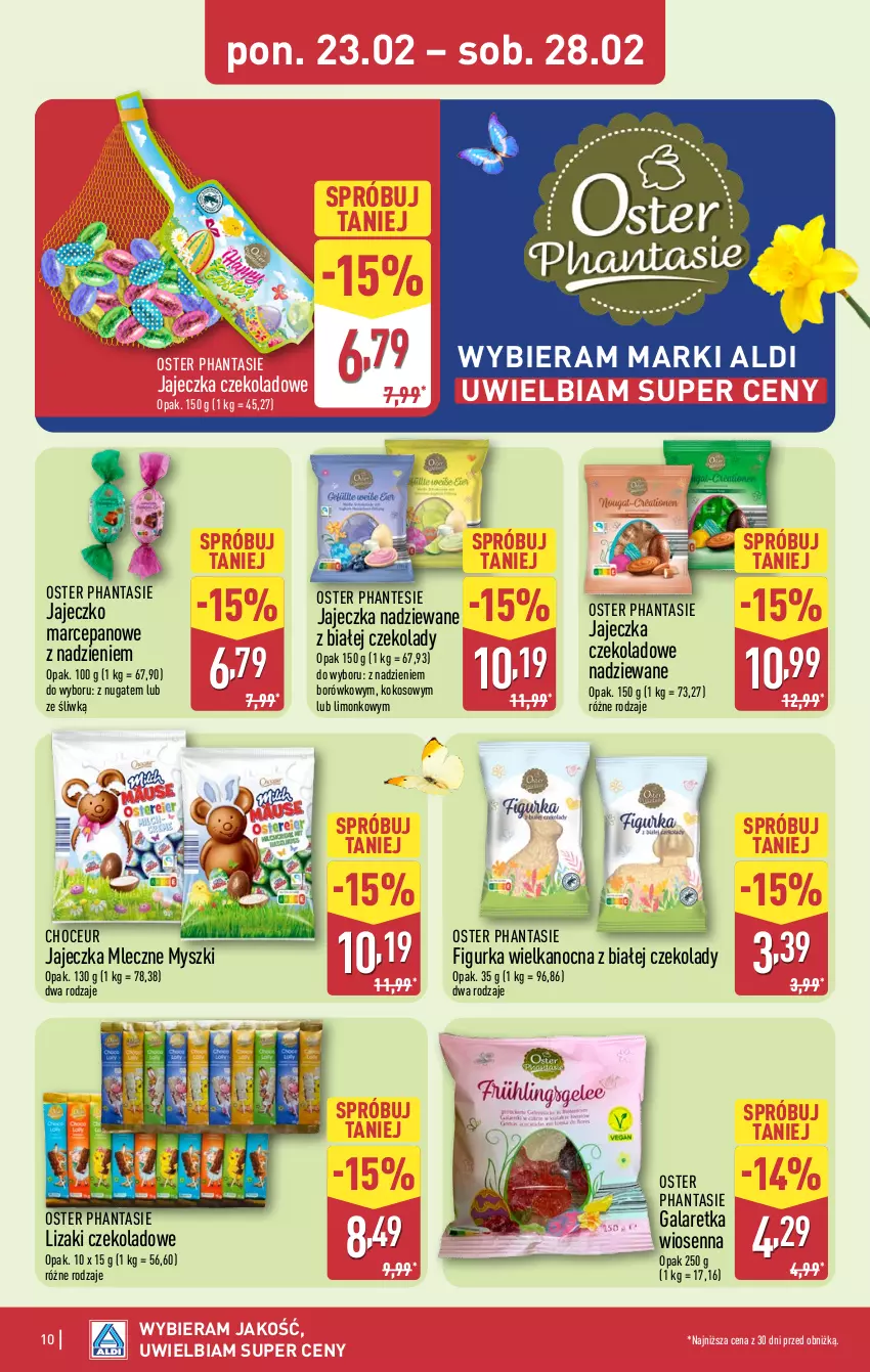 Gazetka promocyjna Aldi - Oferta weekendowa - ważna 26.02 do 28.02.2026 - strona 10 - produkty: Gala, Galaretka, Kokos, Lizaki, Lizaki czekoladowe, Mysz