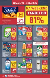 Gazetka promocyjna Aldi - Oferta weekendowa - Gazetka - ważna od 28.02 do 28.02.2026 - strona 8 - produkty: Piwa, Piwo, Ketchup, Sok, Ser, Gin, Gra, Danone, Twaróg, Actimel, Chrupki, Płyn do płukania, Twaróg półtłusty, Delicje, Lorenz, Monster Munch, Ariel, Kapsułki do prania, Olej, Lenor, Wkład olejowy