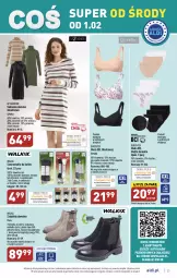 Gazetka promocyjna Aldi - Pełny katalog - Gazetka - ważna od 04.02 do 04.02.2023 - strona 27 - produkty: Mop, Sztyblety, Majtki, Biustonosz, Poszewka, LANA, Wełna, Moda, Dzieci, Sukienka, Queentex, Fa