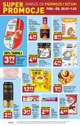 Gazetka promocyjna Aldi - Pełny katalog - Gazetka - ważna od 04.02 do 04.02.2023 - strona 6 - produkty: Piwa, Piwo, Karlsquell, Pierogi, Sos, Ser, Koc, Gra, Evra Fish, Migdały, Balta Mare, Dr Gerard, Pasta warzywna, Lipton, Rurki, Baton