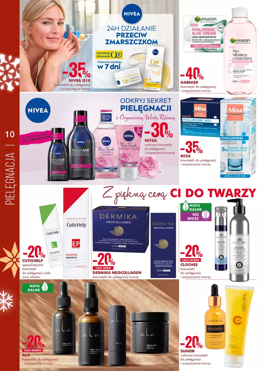 Gazetka promocyjna Super Pharm - Gazetka - ważna 11.01 do 25.01.2022 - strona 10 - produkty: Dermika, Fa, Garnier, Kolagen, Kosmetyki do pielęgnacji, Krem odżywczy, Krem regenerujący, Mars, Mixa, Nivea, Nivea Q10, Róża