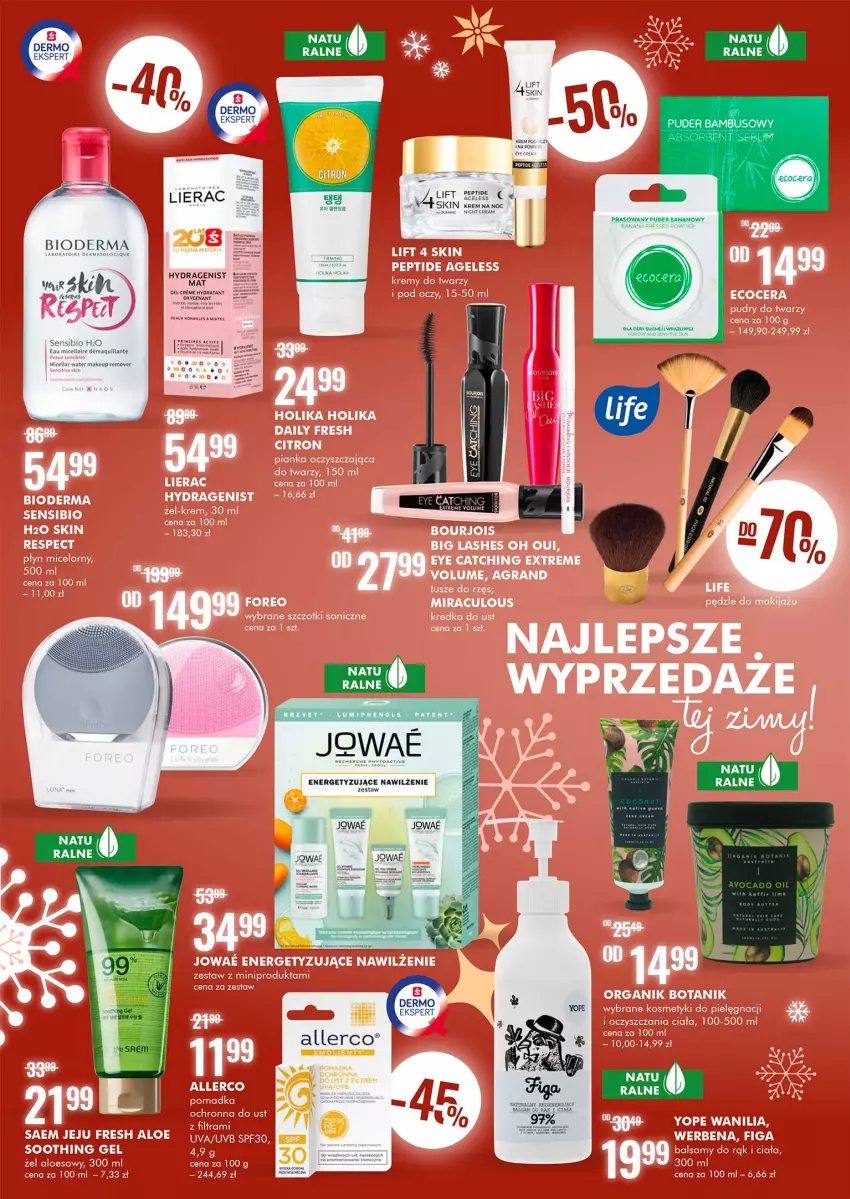 Gazetka promocyjna Super Pharm - Gazetka - ważna 11.01 do 25.01.2022 - strona 4 - produkty: Bioderma, Olej, Puder