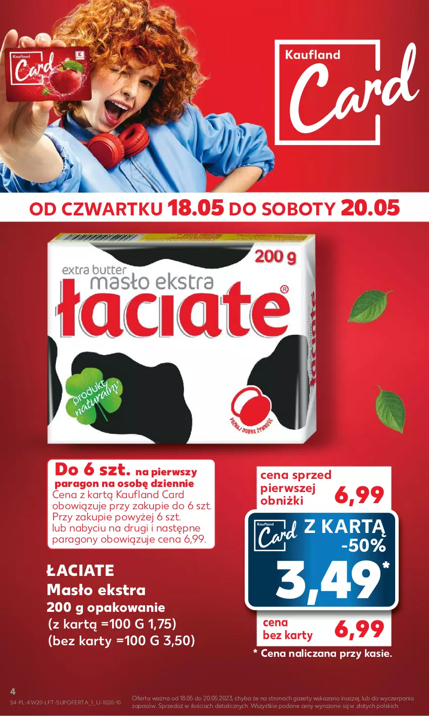 Gazetka promocyjna Kaufland - Gazetka tygodnia - ważna 18.05 do 24.05.2023 - strona 4 - produkty: Masło