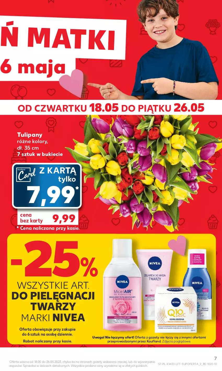 Gazetka promocyjna Kaufland - Gazetka tygodnia - ważna 18.05 do 24.05.2023 - strona 7 - produkty: Nivea, Tulipan, Waga