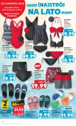 Gazetka promocyjna Kaufland - Gazetka tygodnia - Gazetka - ważna od 24.05 do 24.05.2023 - strona 42 - produkty: Klapki, Ser, Buty do wody, Buty, Szorty, Strój kąpielowy, Slipy, Ręcznik, Bikini, Bokserki