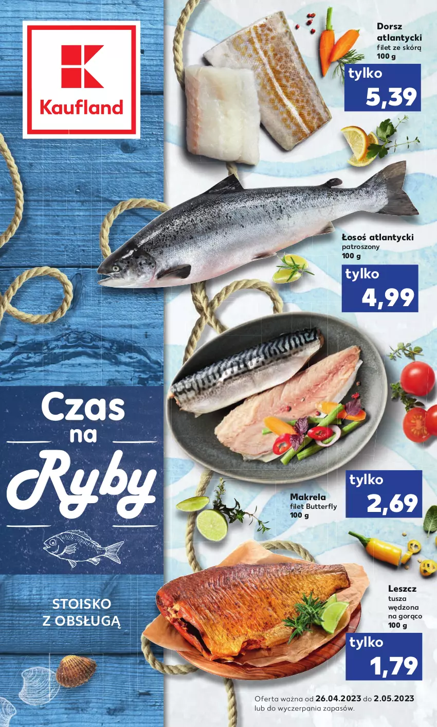 Gazetka promocyjna Kaufland - Kaufland - ważna 26.04 do 02.05.2023 - strona 1 - produkty: Dorsz, Tusz