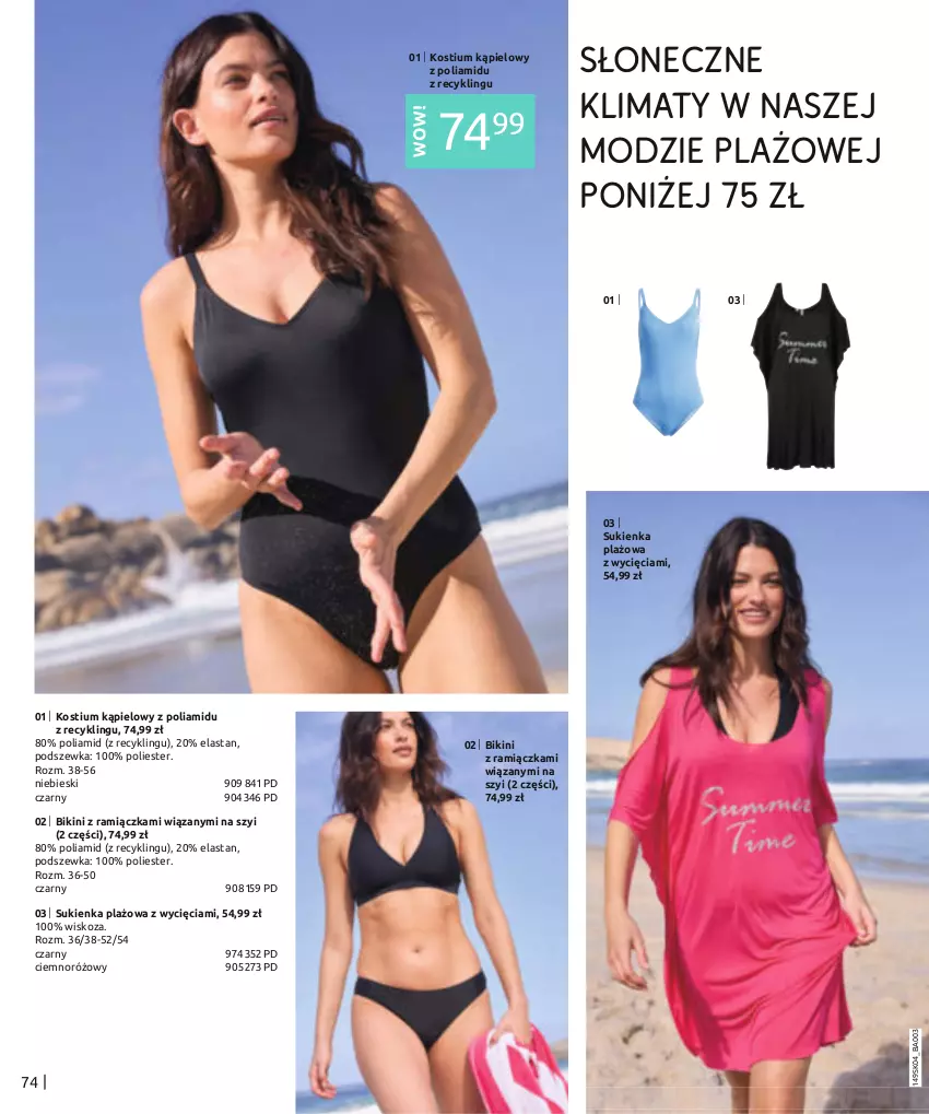 Gazetka promocyjna Bonprix - IMPREZOWY PRZEWODNIK - ważna 22.04 do 22.07.2024 - strona 76 - produkty: Bikini, Kostium, Sukienka