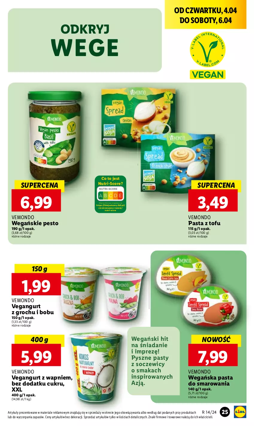 Gazetka promocyjna Lidl - GAZETKA - ważna 04.04 do 06.04.2024 - strona 31 - produkty: Pesto