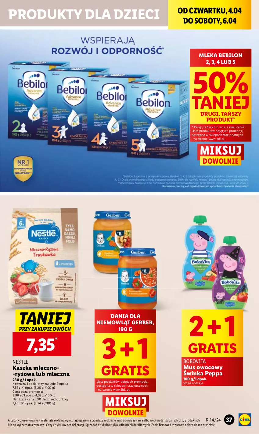 Gazetka promocyjna Lidl - GAZETKA - ważna 04.04 do 06.04.2024 - strona 43 - produkty: BoboVita, Nestlé