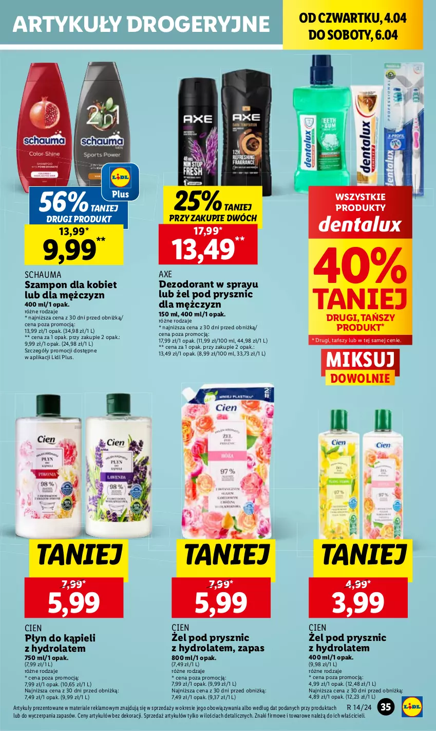 Gazetka promocyjna Lidl - GAZETKA - ważna 04.04 do 06.04.2024 - strona 45 - produkty: Schauma