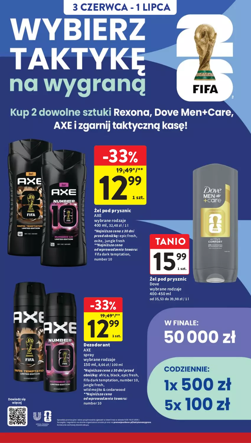 Gazetka promocyjna Intermarche - Gazetka Intermarche - ważna 03.06 do 10.06.2026 - strona 22 - produkty: Dezodorant, Dove, Fa, Lack