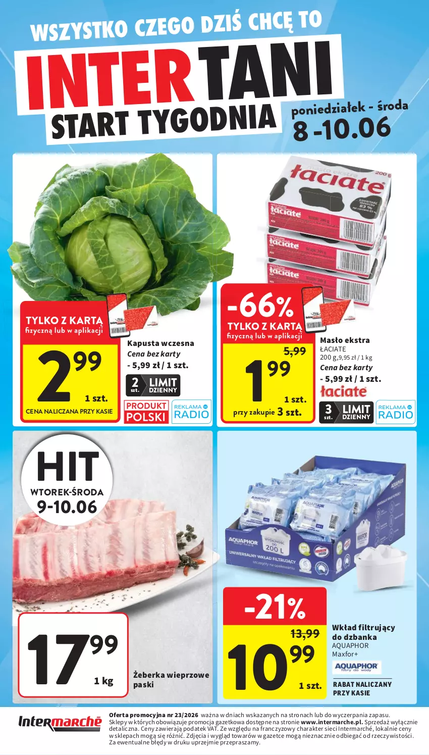 Gazetka promocyjna Intermarche - Gazetka Intermarche - ważna 03.06 do 10.06.2026 - strona 48 - produkty: Aquaphor, Masło, Wkład filtrujący