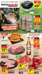 Gazetka promocyjna Intermarche - Gazetka Intermarche - Gazetka - ważna od 10.06 do 10.06.2026 - strona 1 - produkty: Piwo, Kurczak, Gra, Papryka czerwona, Papryka, Karkówka wieprzowa, Tyskie, Grill, Kiełbasa, Pomidor malinowy, Kiełbasa śląska
