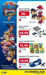 Gazetka promocyjna Lidl - GAZETKA - Gazetka - ważna od 21.08 do 21.08.2021 - strona 32 - produkty: Samochód, Pojazd, Książka, Tarka, Latarka, Lornetka, Psi Patrol, Kotek, Fa