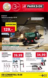 Gazetka promocyjna Lidl - GAZETKA - Gazetka - ważna od 21.08 do 21.08.2021 - strona 39 - produkty: Piec, Top, Ekrany, Wyrzynarka, Laur, Szlifierka