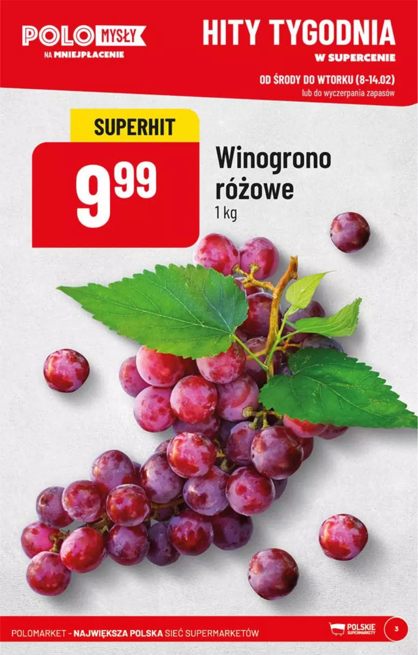 Gazetka promocyjna PoloMarket - Gazetka pomocyjna - ważna 08.02 do 14.02.2023 - strona 3 - produkty: Wino