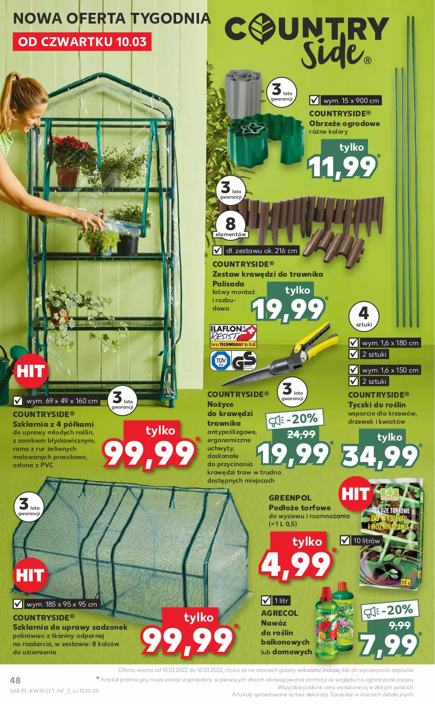 Gazetka promocyjna Kaufland - OFERTA TYGODNIA - ważna 10.03 do 16.03.2022 - strona 48 - produkty: Gra, Nawóz, Noż, Nożyce, Pokrowiec, Półka, Por, Rama, Uchwyty