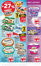 Gazetka promocyjna Kaufland - OFERTA TYGODNIA - Gazetka - ważna od 12.01 do 12.01.2022 - strona 27 - produkty: Serek wiejski, Ser, Danone, Favita, Jogurt owocowy, Piątnica, Jogurt, Mlekovita, Activia, Sałat, Serek, Margaryna, Müller, Delma, Müller Mix, Mleko, Fa