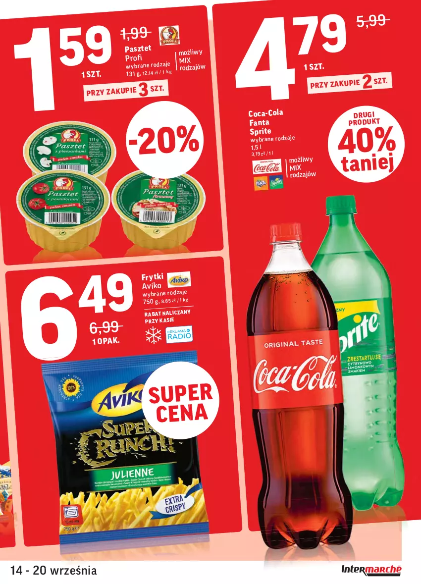 Gazetka promocyjna Intermarche - Gazetka promocyjna - ważna 14.09 do 20.09.2021 - strona 5 - produkty: Fa, Fanta, Pasztet, Sprite