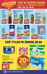 Gazetka promocyjna Aldi - Pełen katalog od 26.06 - Gazetka - ważna od 01.07 do 01.07.2023 - strona 8 - produkty: Piwa, Piwo, Sos, Gra, Papier, Ice tea, Desperados, Putzmeister, Tuńczyk, Napój