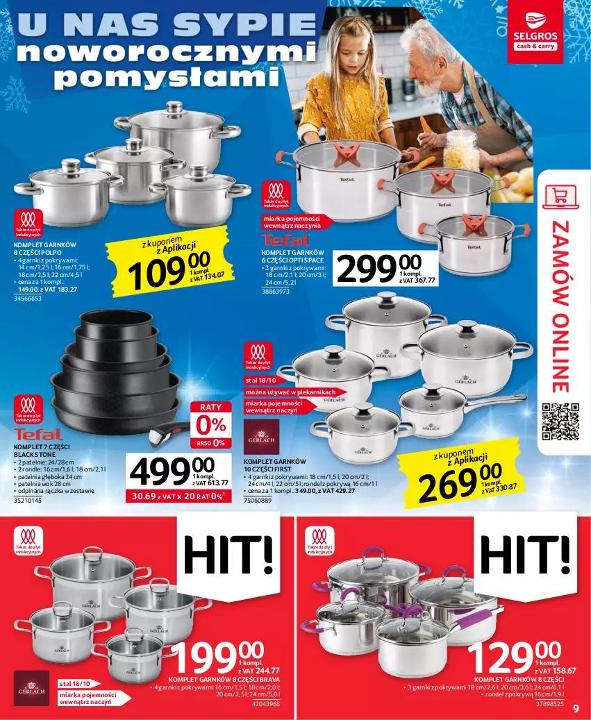 Gazetka promocyjna Selgros - Oferta przemysłowa - ważna 05.01 do 18.01.2023 - strona 9 - produkty: Lack, Miarka, Patelnia, Piekarnik, Pokrywa, Rondel