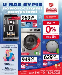 Gazetka promocyjna Selgros - Oferta przemysłowa - Gazetka - ważna od 18.01 do 18.01.2023 - strona 1 - produkty: Pralka, Gra, Papier, Robot, IRobot, Roomba, LG