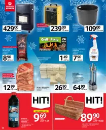 Gazetka promocyjna Selgros - Oferta przemysłowa - Gazetka - ważna od 18.01 do 18.01.2023 - strona 34 - produkty: Piec, Inka, Kosz kominkowy, Stojak, Kosz, Pojemnik, Nagrzewnica elektryczna, Szczypce, Mola, Piecyk gazowy, Brykiet drzewny, LG