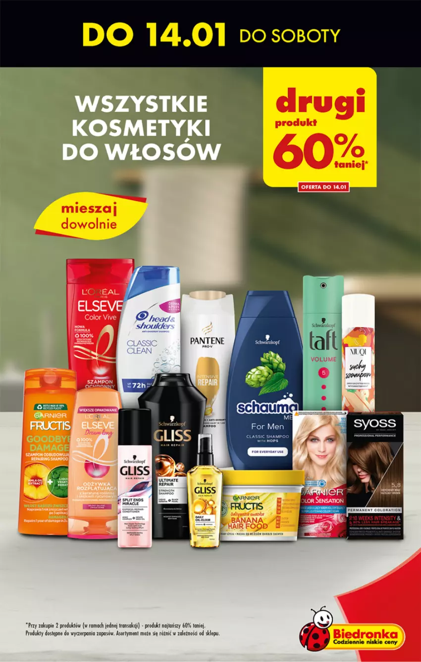 Gazetka promocyjna Biedronka - Gazetka - Biedronka.pl - ważna 12.01 do 18.01.2023 - strona 13 - produkty: Bell, Bella, Garnier, Pantene, Rama, Sok, Syoss