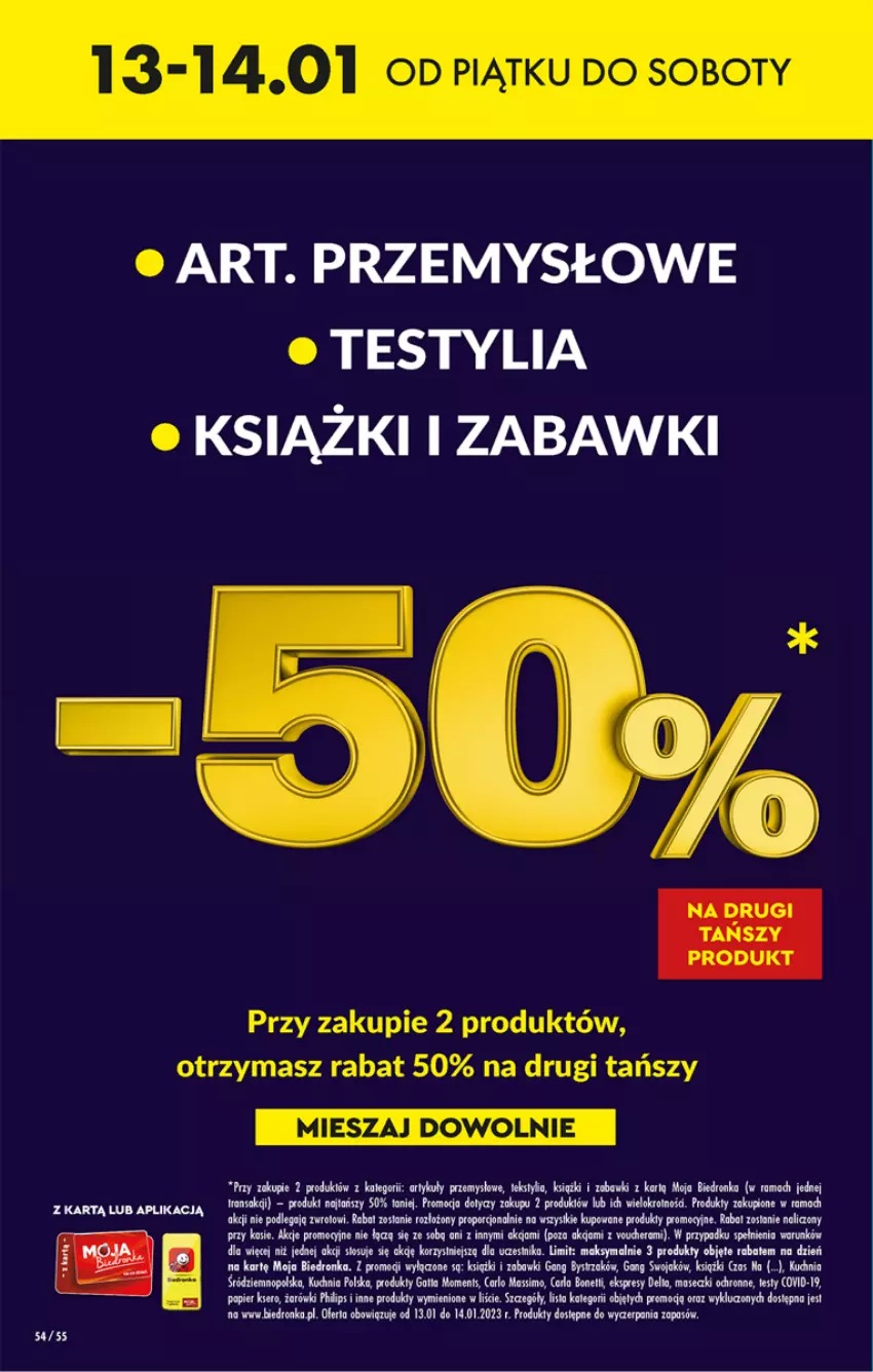 Gazetka promocyjna Biedronka - Gazetka - Biedronka.pl - ważna 12.01 do 18.01.2023 - strona 54 - produkty: Dron, Kuchnia, LEGO, Por, Rama, Ser, Sok, Tran