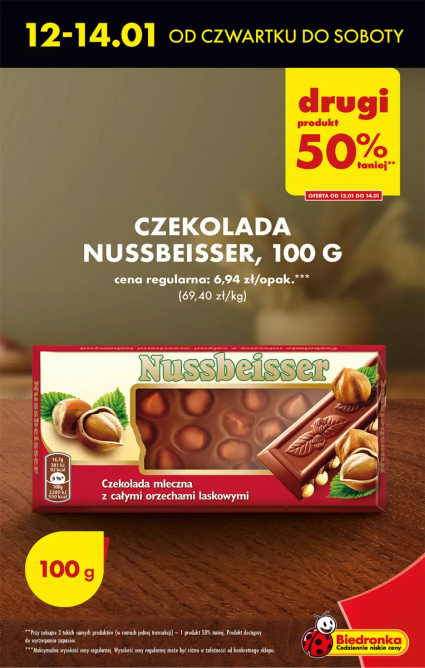 Gazetka promocyjna Biedronka - Gazetka - Biedronka.pl - ważna 12.01 do 18.01.2023 - strona 9 - produkty: Czekolada, Ser