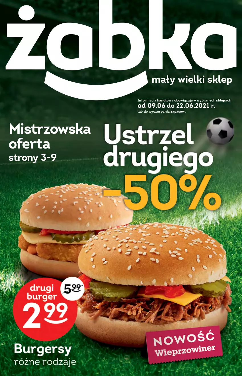 Gazetka promocyjna Żabka - ważna 09.06 do 22.06.2021 - strona 1